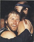 1981 GF - Rod Ashman & Bruce Doull celebrate victory.