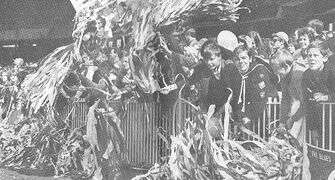 1968 GF The Carlton Cheer Squad Fires Up