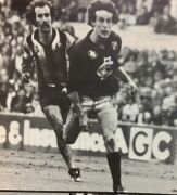 1979 Grand Final - Peter Francis & Graeme Anderson in pursuit of the footy.