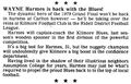 1991 - Wayne Harmes to coach Kilmore FC (Nov 91).Inside Football.