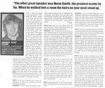 2009 - Interview with Ex Blue Ricky McLean (IF 11/03/09) page 3 of 3.