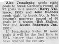 1970 - Jezza set to break Soapy's record.