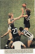 1981 GF - Scott Howell outmarks Peter Moore.