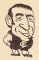 Sergio Silvagni Caricature 1970