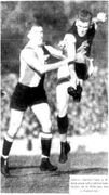 1934 Rnd 7 v St.Kilda Maurie Johnson (Carl) 1934 Rnd 7 v StKilda Trove; Sporting Globe June 23
