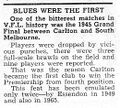 1945 GF - The Blues were the first to win from 4th spot.Football Record - 30th July, 1966.