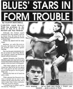 1987 - Meldrum & Dorotich down on form (05/08/87).