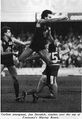 1987 Rd 17 - Jon Dorotich punches the ball clear.