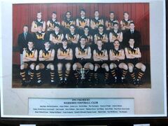 1993 - Werribee Premiership team; Ex Blues Paul McMaster & Tim Rieniets.