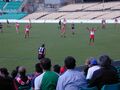 Prac Match - Bradley lines up for goal (17/03/01).